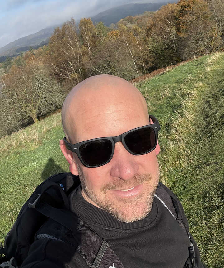 Phil Loaring in a field 